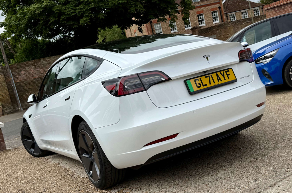 Tesla Model 3 Saloon GL71AYF White #5