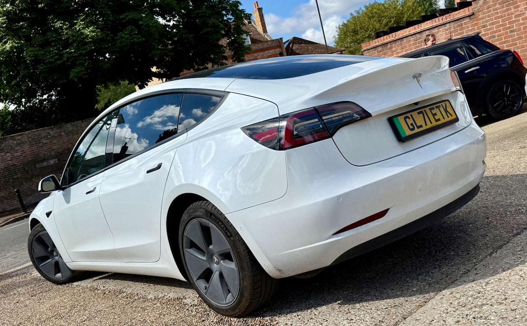 Tesla Model 3 Saloon GL71ETK White #5