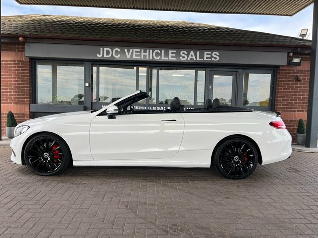 Mercedes-Benz C Class 2018 2.1 C220d Amg Line Premium Plus Cabriolet 2 DN18DVK White #4