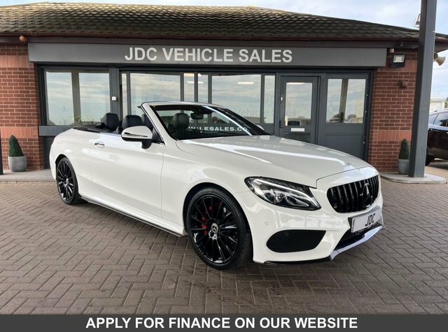 Mercedes-Benz C Class 2018 2.1 C220d Amg Line Premium Plus Cabriolet 2 White