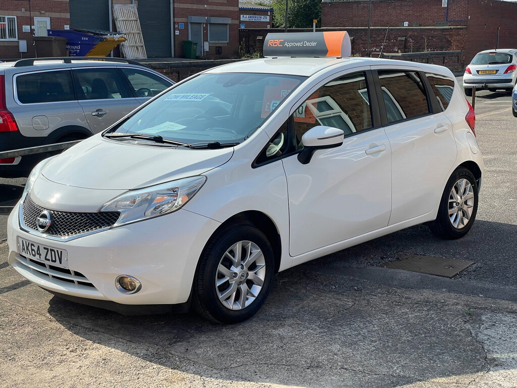 Nissan Note 1.2 12V Acenta Premium Hatchback White #6