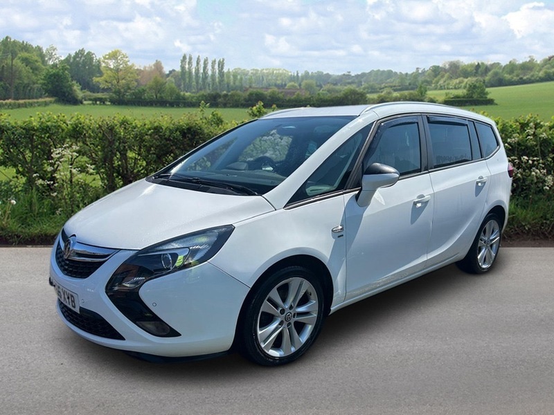 Vauxhall Zafira Sri White #4
