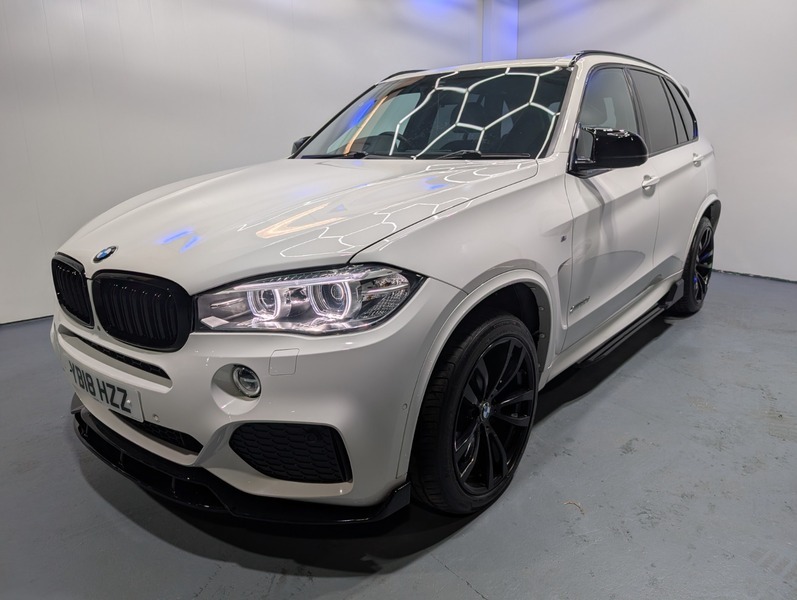 BMW X5 Xdrive30d M Sport YB18HZZ White #3