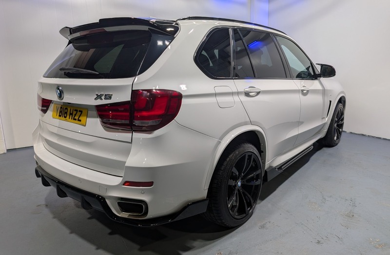 BMW X5 Xdrive30d M Sport YB18HZZ White #6