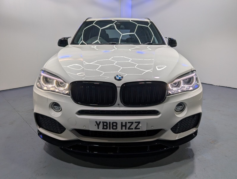 BMW X5 Xdrive30d M Sport YB18HZZ White #2