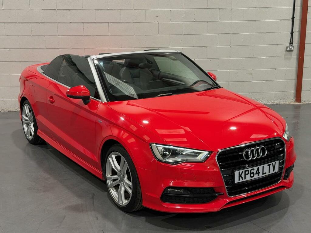 Audi A3 Cabriolet 2.0 Tdi S Line 2014 Red #5