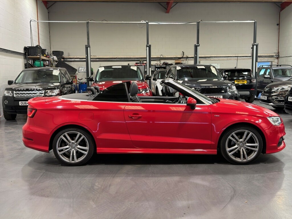 Audi A3 Cabriolet 2.0 Tdi S Line 2014 KP64LTV Red #5