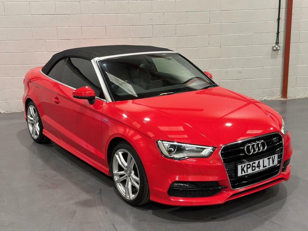 Audi A3 Cabriolet 2.0 Tdi S Line 2014 Red #6