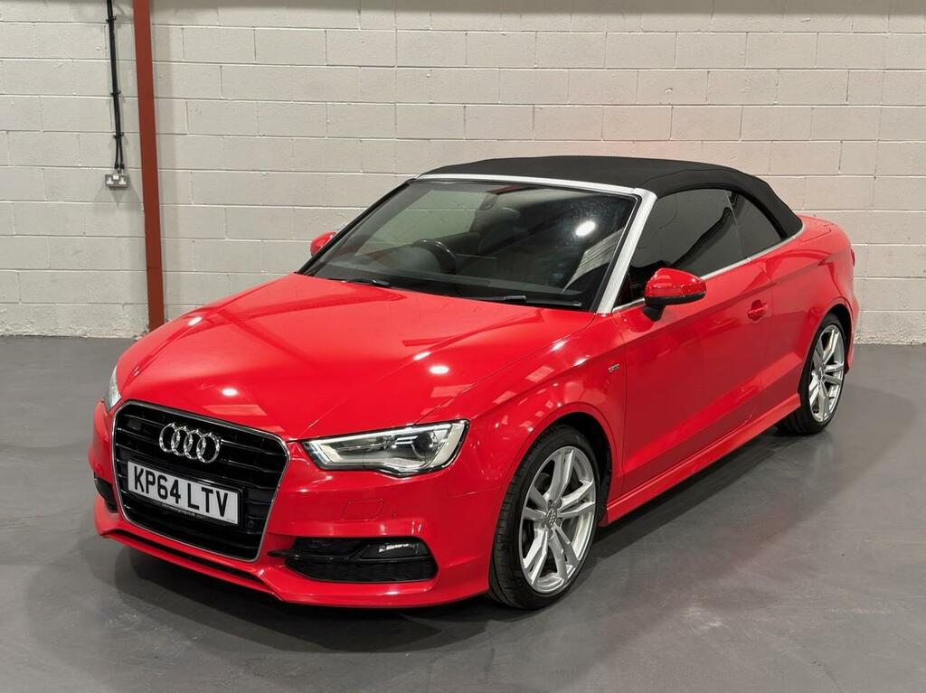 Audi A3 Cabriolet 2.0 Tdi S Line 2014 Red #4