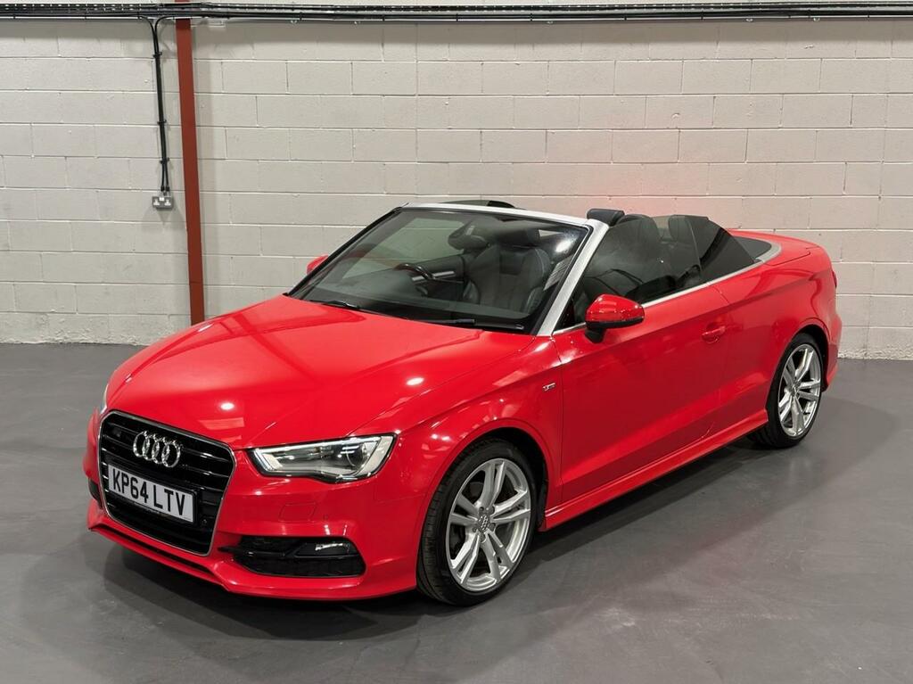 Audi A3 Cabriolet 2.0 Tdi S Line 2014 Red #3