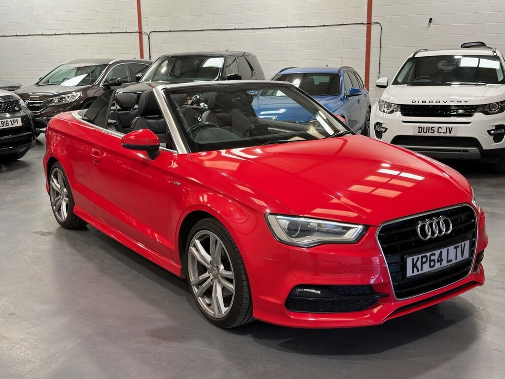 Audi A3 Cabriolet 2.0 Tdi S Line 2014 Red