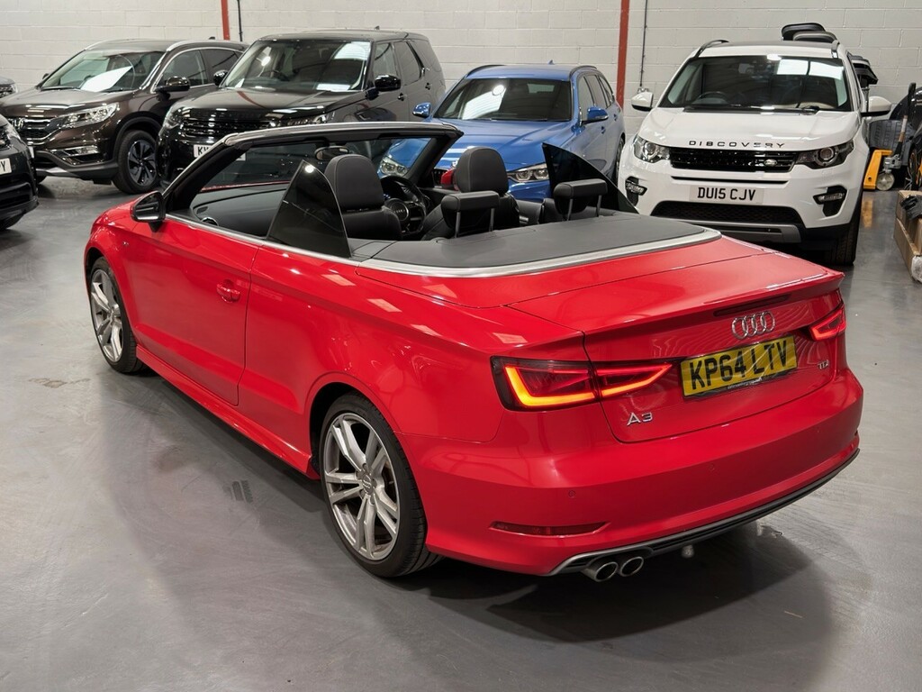 Audi A3 Cabriolet 2.0 Tdi S Line 2014 KP64LTV Red #4