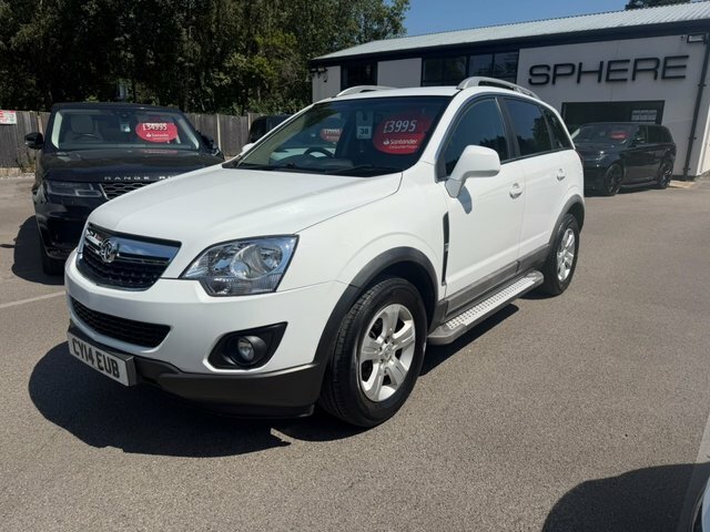Vauxhall Antara Cdti Exclusiv Suv White #3