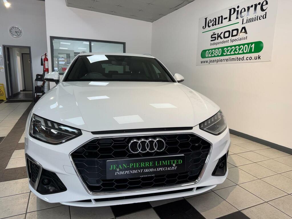 Audi A4 Avant Estate 2.0 Tdi 35 S Line S Tronic Euro 6 Ss VE70VSM White #2