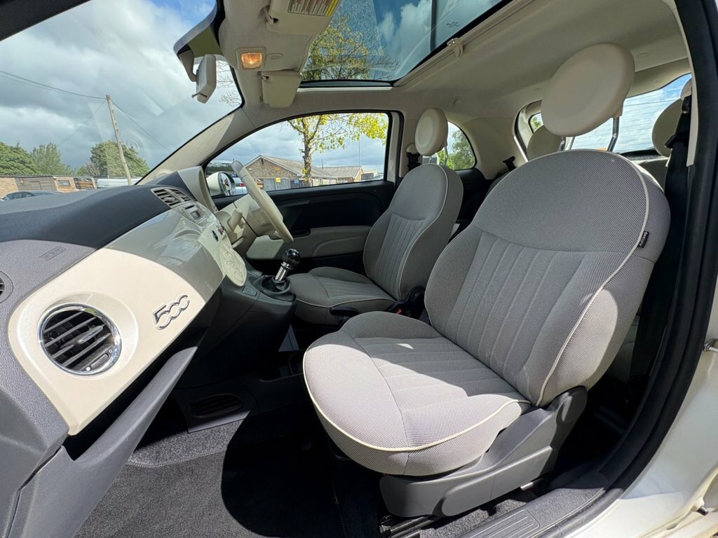 Fiat 500 1.2 Lounge Hatchback Euro 4 69 Beige #13