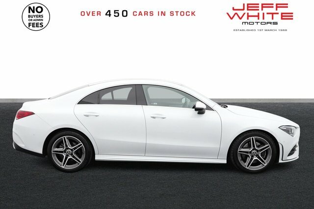 Mercedes-Benz CLA Class Cla200 Amg Line Coupe White #6