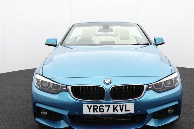 BMW 4 Series 430D M Sport Convertible Blue #4
