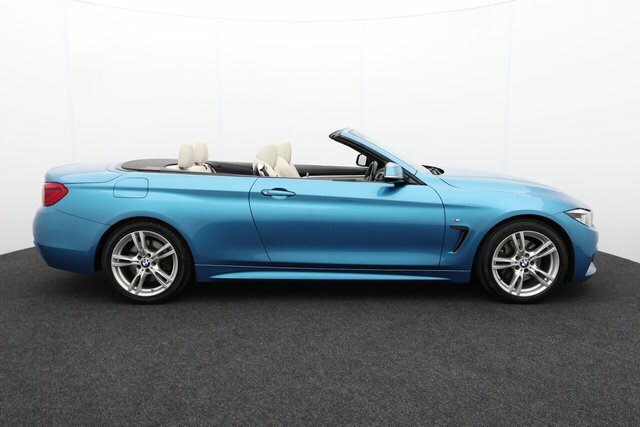 BMW 4 Series 430D M Sport Convertible Blue #6