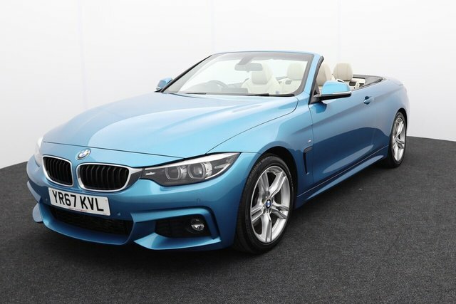BMW 4 Series 430D M Sport Convertible Blue #5