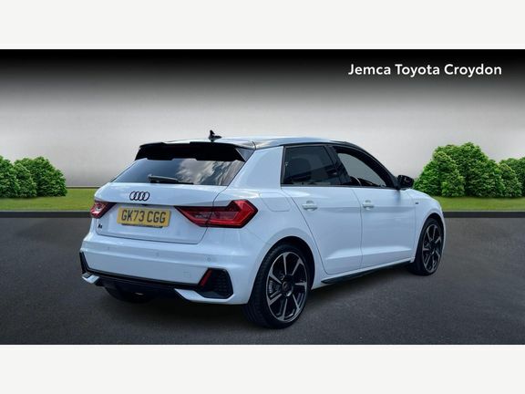 Audi A1 1.5 Tfsi 35 Black Edition Sportback S Tronic Euro GK73CGG White #2