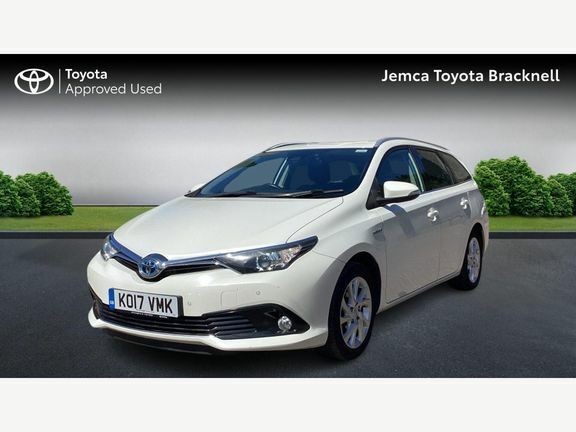 Toyota Auris 1.8 Vvt-h Business Edition Touring Sports Cvt Euro White #3