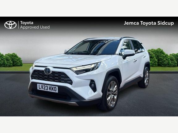 Toyota Rav 4 Excel 2.5 Hybrid Fwd White #3