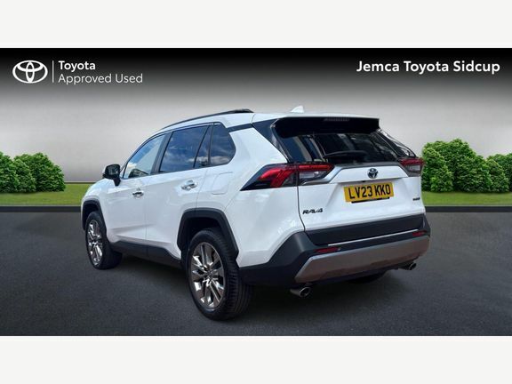 Toyota Rav 4 Excel 2.5 Hybrid Fwd White #4