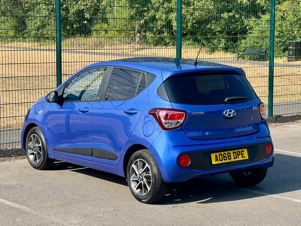 Hyundai I10 Petrol Blue #4