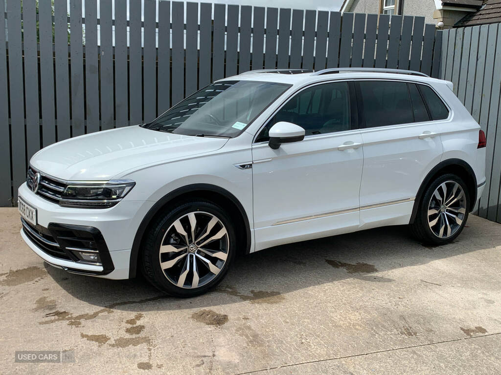 Volkswagen Tiguan 2.0 Tdi 150 R-line White #3