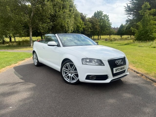 Audi A3 Cabriolet 1.6 Tdi S Line Convertible Euro White