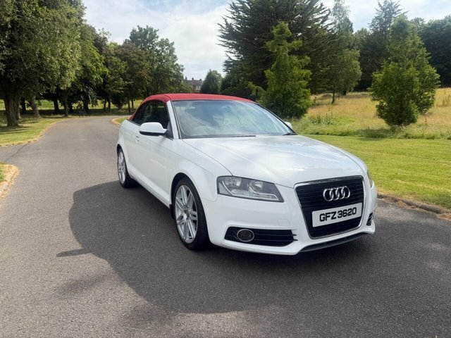 Audi A3 Cabriolet 1.6 Tdi S Line Convertible Euro White #5