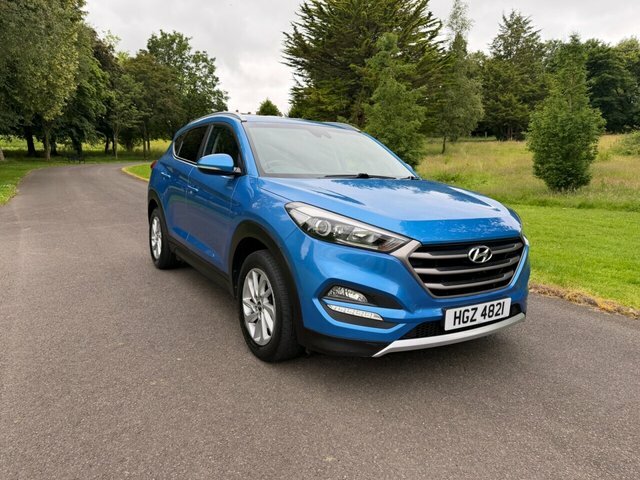 Hyundai Tucson 1.7 Crdi Blue Drive Se Nav Suv Dct Euro HGZ4821 Blue #5