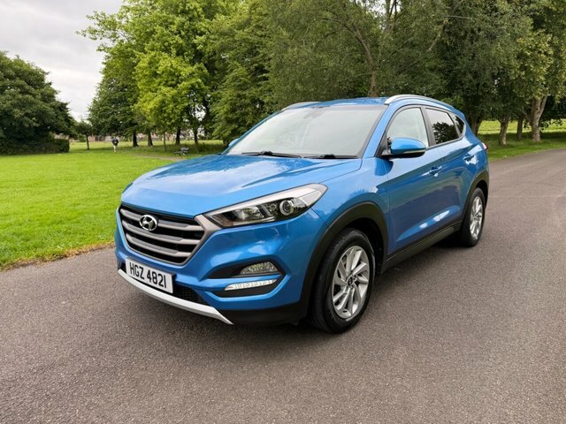 Hyundai Tucson 1.7 Crdi Blue Drive Se Nav Suv Dct Euro HGZ4821 Blue #6