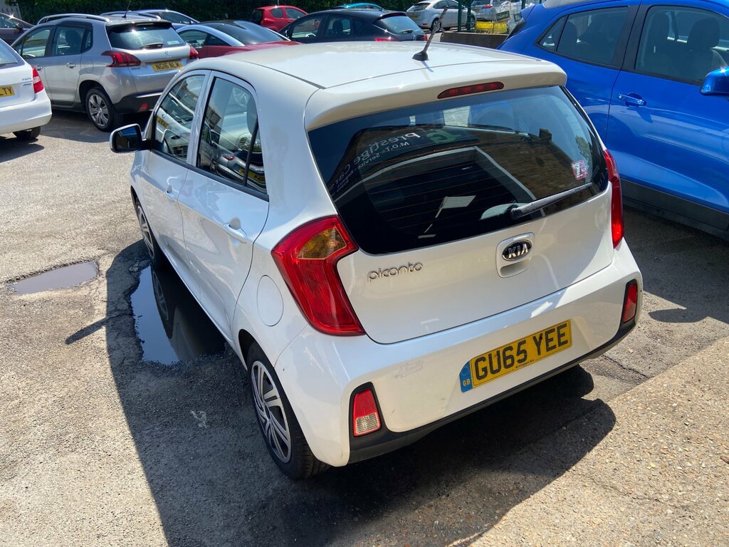 Kia Picanto 1.0 1 Hatchback Euro 6 65 Bhp White #5