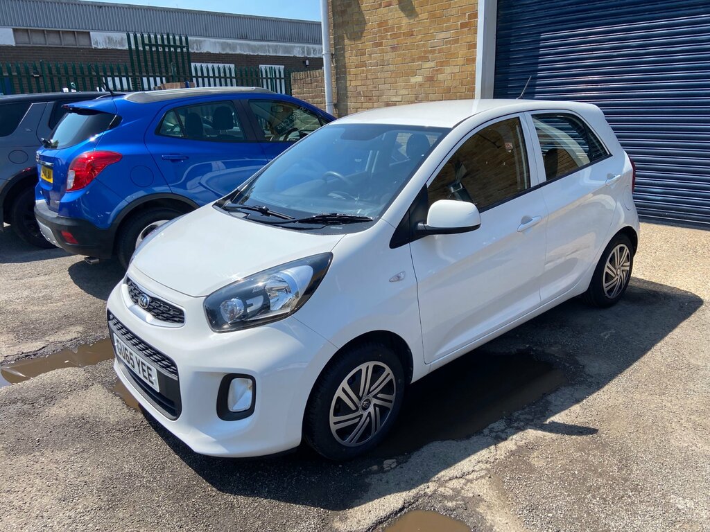 Kia Picanto 1.0 1 Hatchback Euro 6 65 Bhp White #2