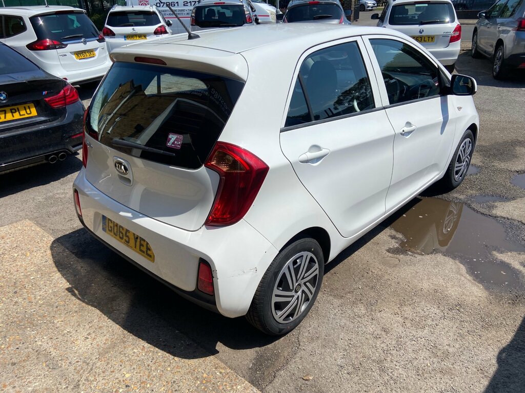 Kia Picanto 1.0 1 Hatchback Euro 6 65 Bhp White #4