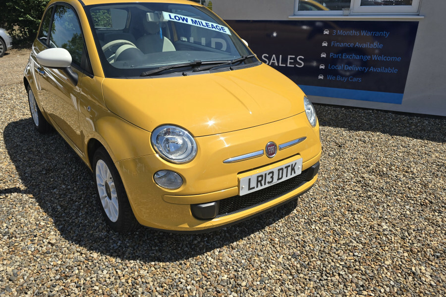 Fiat 500 Hatchback LR13DTK Yellow #2