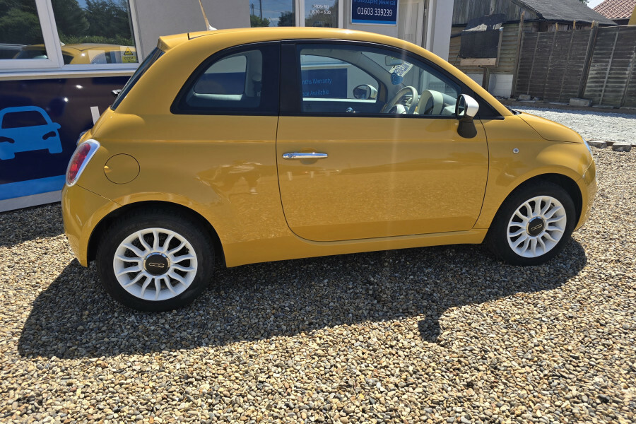 Fiat 500 Hatchback LR13DTK Yellow #3