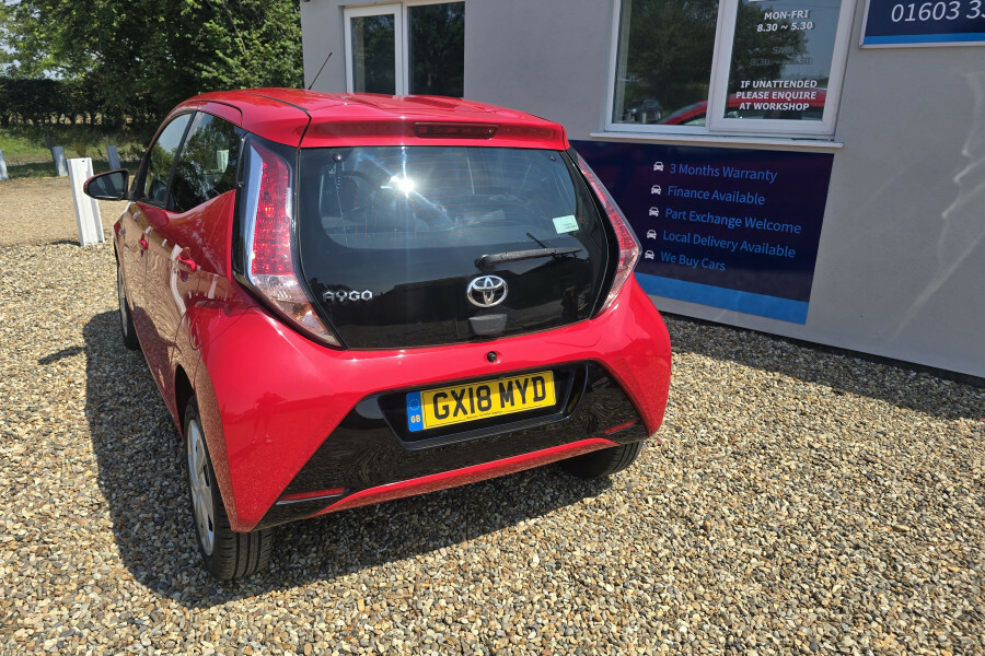 Toyota Aygo Hatchback Red #6