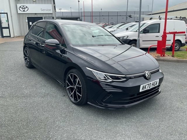 Volkswagen Golf 1.5 Etsi Mhev R-line Hatchback Hybrid D Black