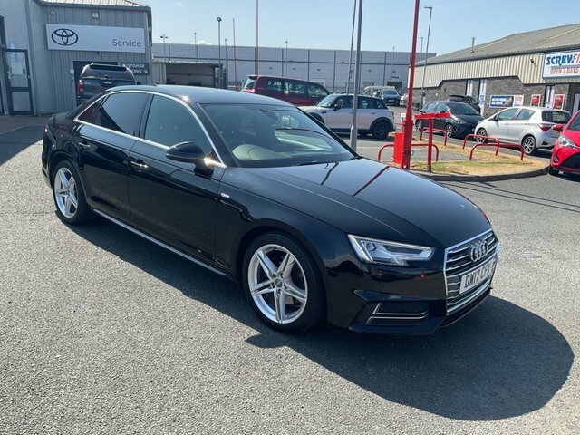 Audi A4 2.0 Tdi S Line Saloon Euro 6 S Black