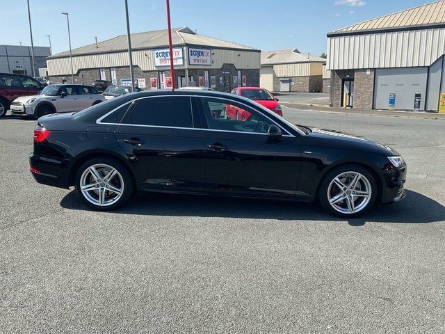 Audi A4 2.0 Tdi S Line Saloon Euro 6 S Black #3
