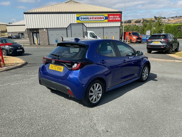Toyota Yaris 1.5 Vvt-h Icon Hatchback Hybrid E-cvt E Blue #4