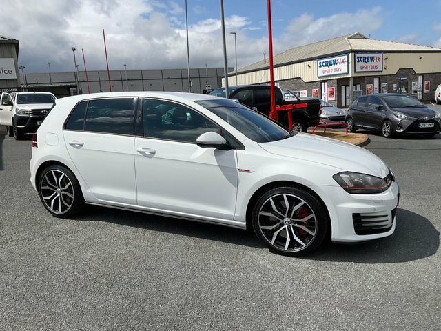 Volkswagen Golf 2.0 Tsi Bluemotion Tech Gti Performance Hatchback White #2