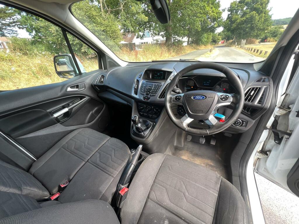 Ford Transit Connect Connect 1.6 Tdci 95Ps Dcab Van 5 Seatsone Owne White #8