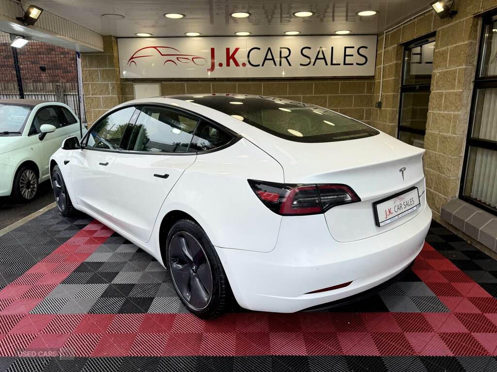 Tesla Model 3 Long Range Awd YA70GBZ White #5