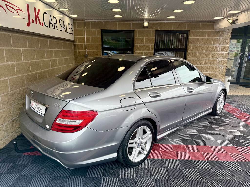 Mercedes-Benz C Class C220 Cdi Amg Sport Edition Premium Silver #2
