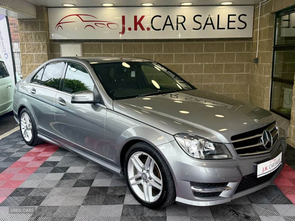 Mercedes-Benz C Class C220 Cdi Amg Sport Edition Premium Silver