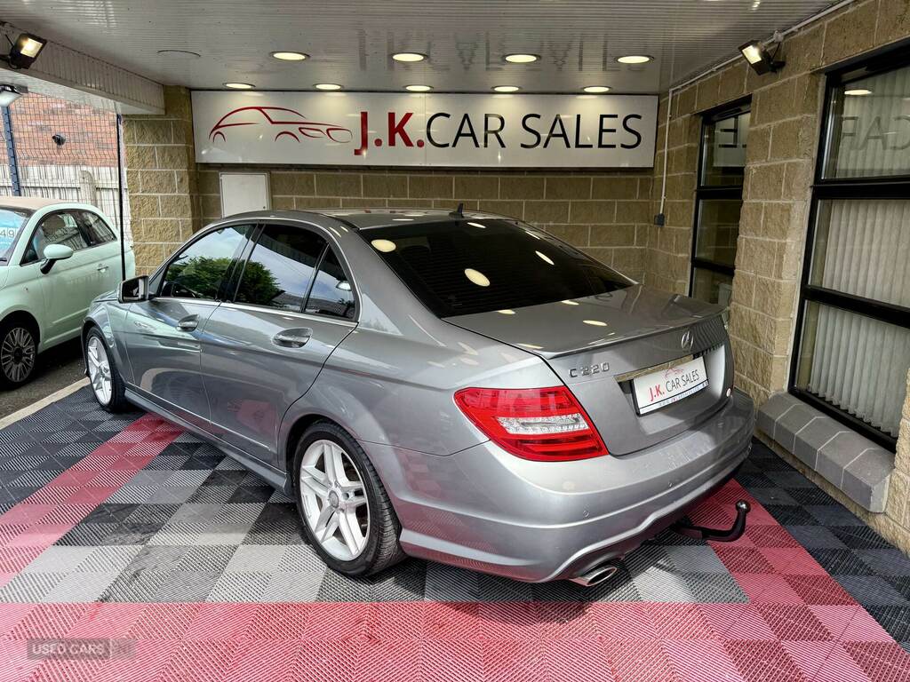 Mercedes-Benz C Class C220 Cdi Amg Sport Edition Premium Silver #5