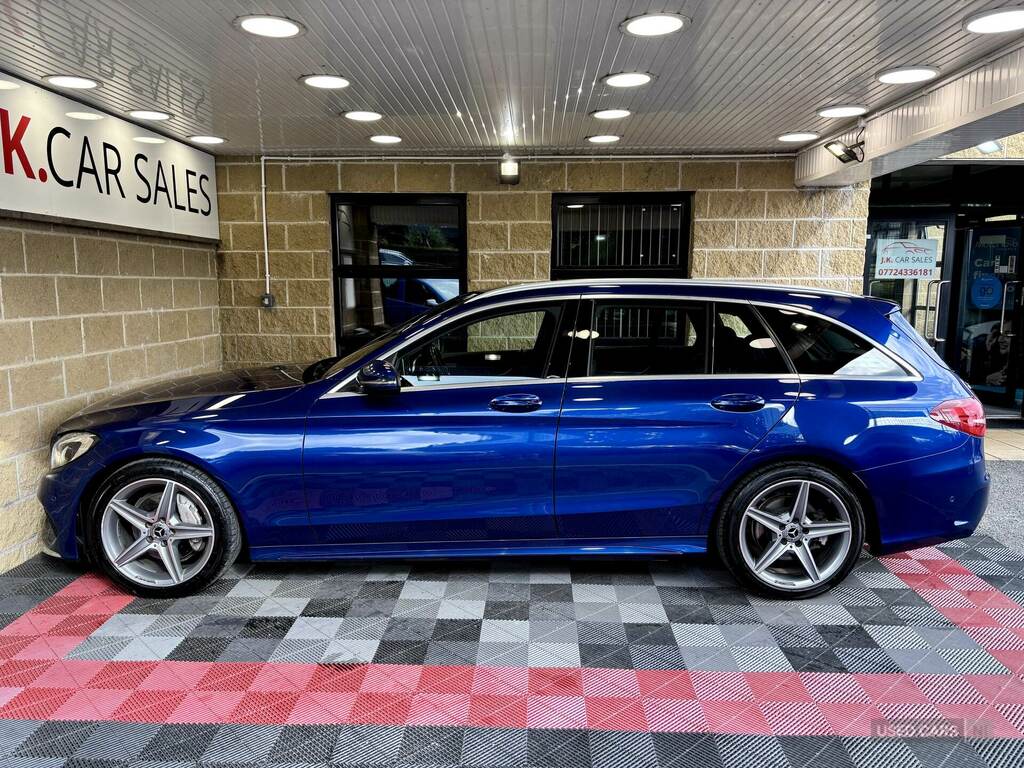 Mercedes-Benz C Class C220d Amg Line 9G-tronic Blue #5